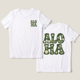 T-shirt En Tri-matière Rétro Aloha Tropical Beach Esthétique Personnalisé