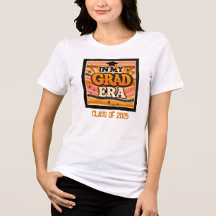 T-shirt En Tri-matière Retro Design Moderne Dans Mon Grad Era Graduation