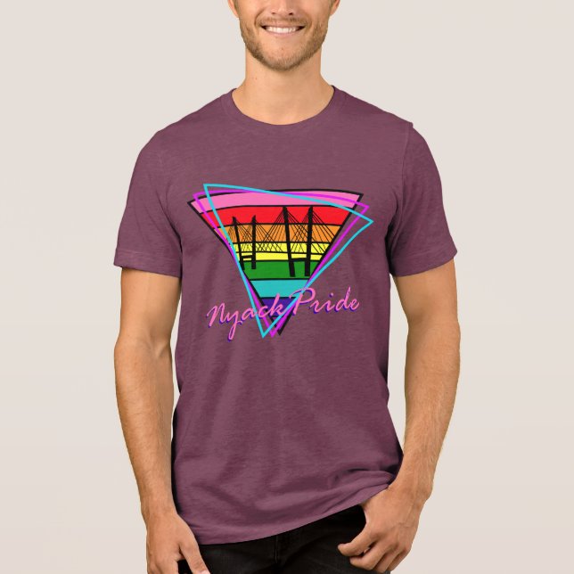 T-shirt En Tri-matière Retro Nyack Pride (Recto)