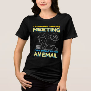 T-shirt En Tri-matière Réunion qui aurait dû être un courriel- drôle bure