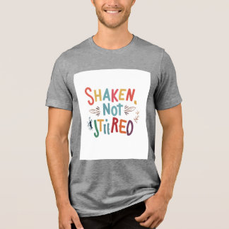 T-shirt En Tri-matière "Réveillé, Pas Fatigué."
