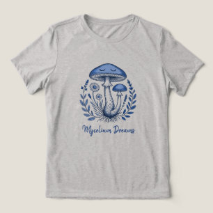 T-shirt En Tri-matière Rêves de mycélium Champignon endormi Botanique vin