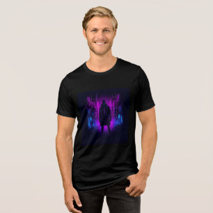T-shirt En Tri-matière Rêves de nuit - Neon Cyberpunk futuriste