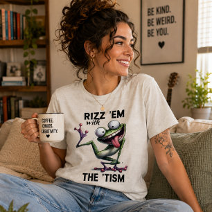 T-shirt En Tri-matière Rizz 'em avec la grenouille drôle 'Tism