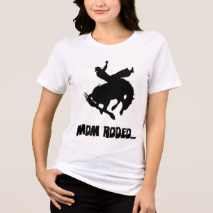 T-SHIRT EN TRI-MATIÈRE RODEO DE MAMAN