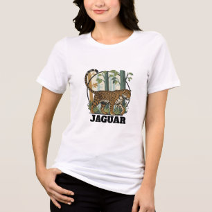 T-shirt En Tri-matière “Roi de la forêt Jaguar – Tee-shirt Majestueux de 