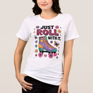 T-shirt En Tri-matière Roulez Avec Il Patinage