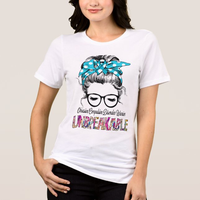 T-shirt En Tri-matière Ruban de sensibilisation aux troubles obsessionnel (Recto)