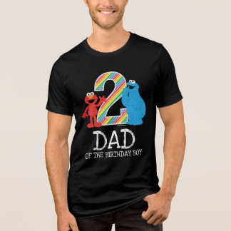 T-shirt En Tri-matière Rue Sésame Arc-en-ciel 2e Anniversaire | Papa
