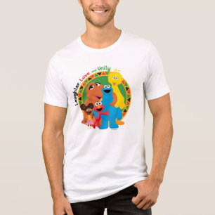 T-shirt En Tri-matière Rue Sésame   Rire, amour et unité