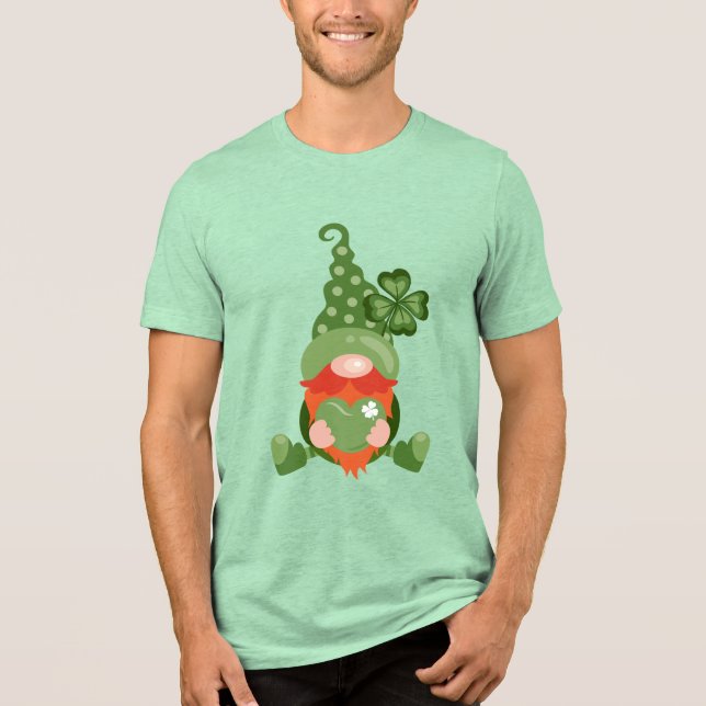 T-shirt En Tri-matière Saint Patrick’s Day Lucky Gnome (Recto)