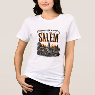 T-shirt En Tri-matière Salem Halloween Vintage