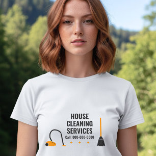 T-shirt En Tri-matière Salle de bain et vide - Services de nettoyage de l