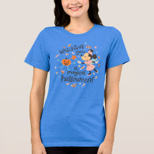 T-shirt En Tri-matière Salutation magique d'Halloween de Minnie Mouse