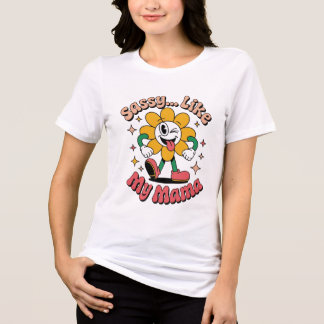 T-shirt En Tri-matière Sassy comme ma maman