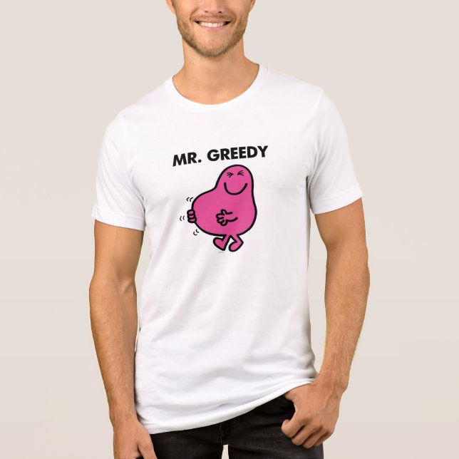 T-shirt En Tri-matière Satisfait M. Greedy (Recto)