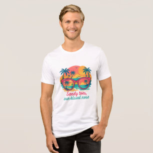T-shirt En Tri-matière scène de croisière tropicale