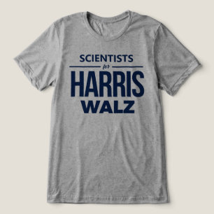 T-shirt En Tri-matière Scientifiques pour Harris Walz