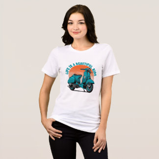 T-shirt En Tri-matière Scooter Classique