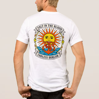 T-shirt En Tri-matière Sel dans le sang Aventure nautique Soleil & Ancre