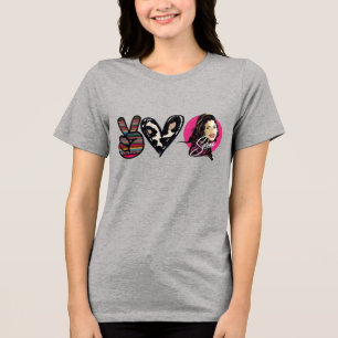 T-SHIRT EN TRI-MATIÈRE SELENA