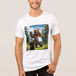 T-shirt En Tri-matière Selfie de raton laveur 5