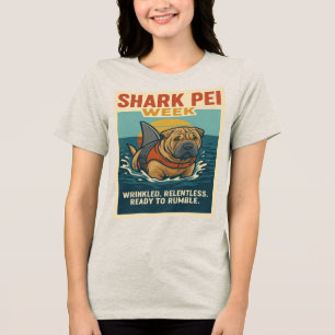 T-shirt En Tri-matière Semaine de la pêche au requin : Prêt à la rumble