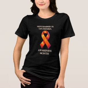 T-shirt En Tri-matière Septembre est le mois de la sensibilisation à la l