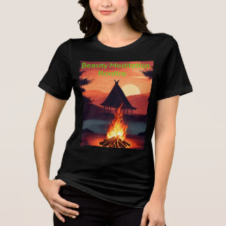 T-shirt En Tri-matière Sérénité par Firelight - Bella+Canvas Tri-B fémini