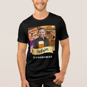 T-shirt En Tri-matière Série Garçons d'honneur : Le patron de la bière