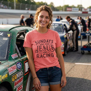 T-shirt En Tri-matière Ses « Les dimanches sont pour Jésus et la course »