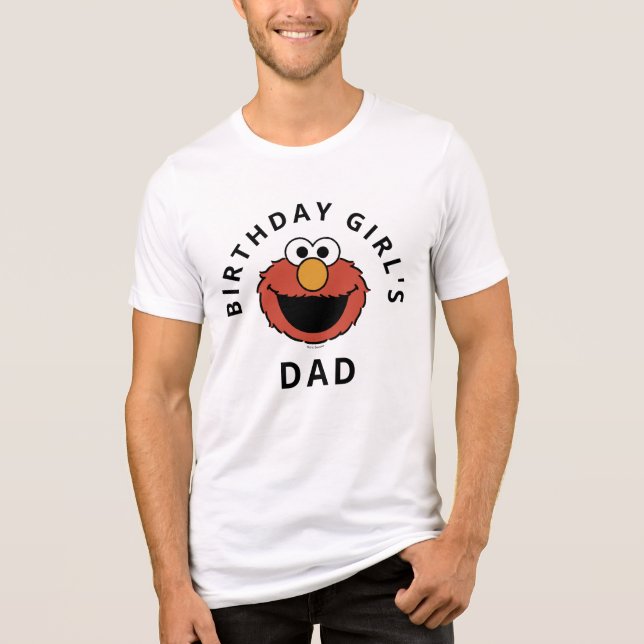 T-shirt En Tri-matière Sesame Street | Elmo - First Birthday Tri-Blend Sh (Recto)