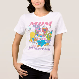 T-shirt En Tri-matière Sesame Street Premier anniversaire de bébé - Mam