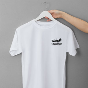 T-shirt En Tri-matière Si Vous Pouvez Lire Ceci Je Suis Trop Bas Pilot Te
