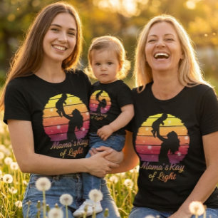 T-shirt En Tri-matière Silhouette de coucher de soleil rayon de lumière d