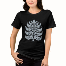 Silhouette de feuille ornementale