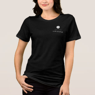 T-shirt En Tri-matière Simple logo de nom d'employé Maquilleuse Noir