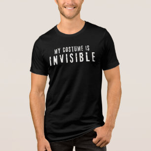 T-shirt En Tri-matière Simple minimaliste Simple Invisible Costume Hallow