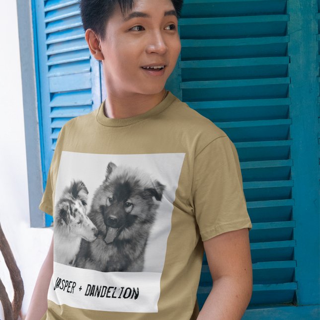 T-shirt En Tri-matière Simple, moderne et personnalisé animal de compagni (Créateur téléchargé)