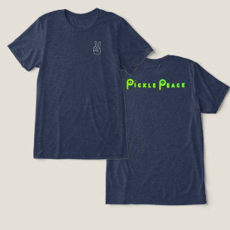 T-shirt En Tri-matière simple pickle peace