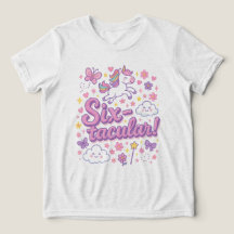 SIXtacular - T-shirt 6e anniversaire pour enfants