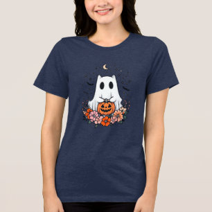 T-SHIRT  EN TRI-MATIÈRE SLIM ROYAL BLEU DES FEMMES