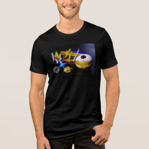 T-shirt En Tri-matière SlipperyJoe nature morte symbolique de Hanukkah fê