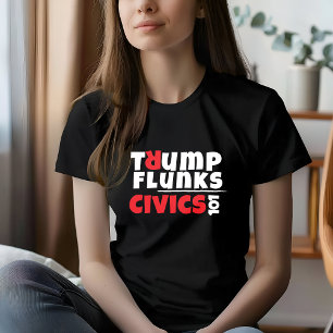 T-shirt En Tri-matière slogan de protestation étudiant anti-Trump rouge n