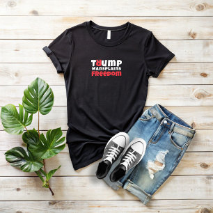 T-shirt En Tri-matière slogan de protestation féministe anti-Trump rouge 
