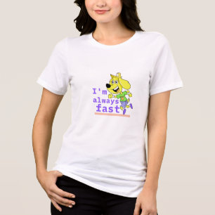 T-shirt En Tri-matière Snoopy Je suis toujours un design rapide de t-shir
