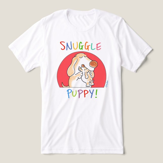 T-shirt En Tri-matière SNUGLE PUPPY ! par Sandra Boynton (Design Recto)