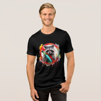T-shirt En Tri-matière Sobre, Raccoon, Sans alcool, non alcoolisé