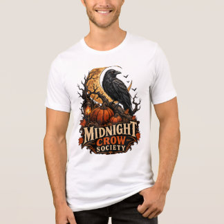 T-shirt En Tri-matière Société corbeau de minuit Halloween gothique