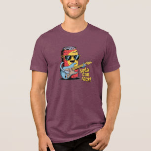 T-shirt En Tri-matière Soda Can Rock Star Music Loover